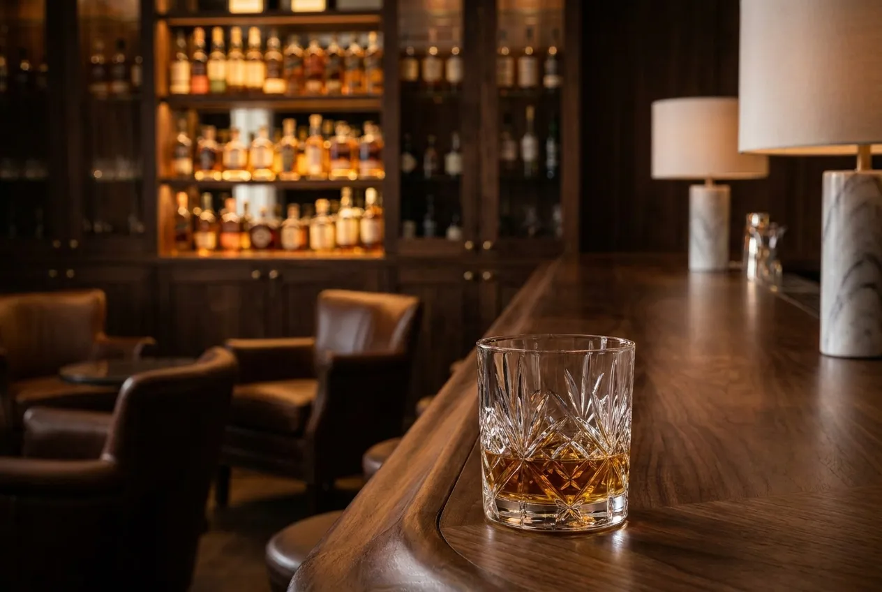 Whisky — atmosfærisk stemningsbillede